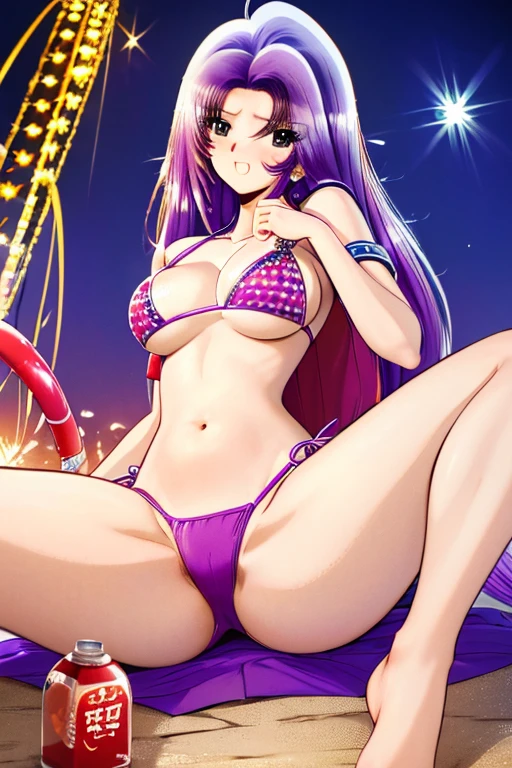 (((Spread your legs))、(((Accentuate your breasts、Shiny swimwear)))、Highest quality, 8k, masterpiece :1.3)), whole body, Sharp focus :One Girl,Glowing Skin,SSexy pose,Highest quality,Tabletop,shape,Very delicate and beautiful,Hmph,8k壁紙,wonderful,In detail,Official Art,Very detailedなティッカーUnity 8k壁紙,Unbelievably ridiculous,Large file size,Very detailedな,High resolution,Very detailed,Beautiful detailed girl,Realistic,X-ray,The queue is full,(((Sexy Micro Bikini)))、(((Big Breasts、Purple Hair)))、(((School、classroom、Health Room)))、Stand upright、Cleavage , ((きれいなPurple Hair))、Sexy Micro Bikini、Sexy pose、Hairstyle: Long hair、Medium Izuna