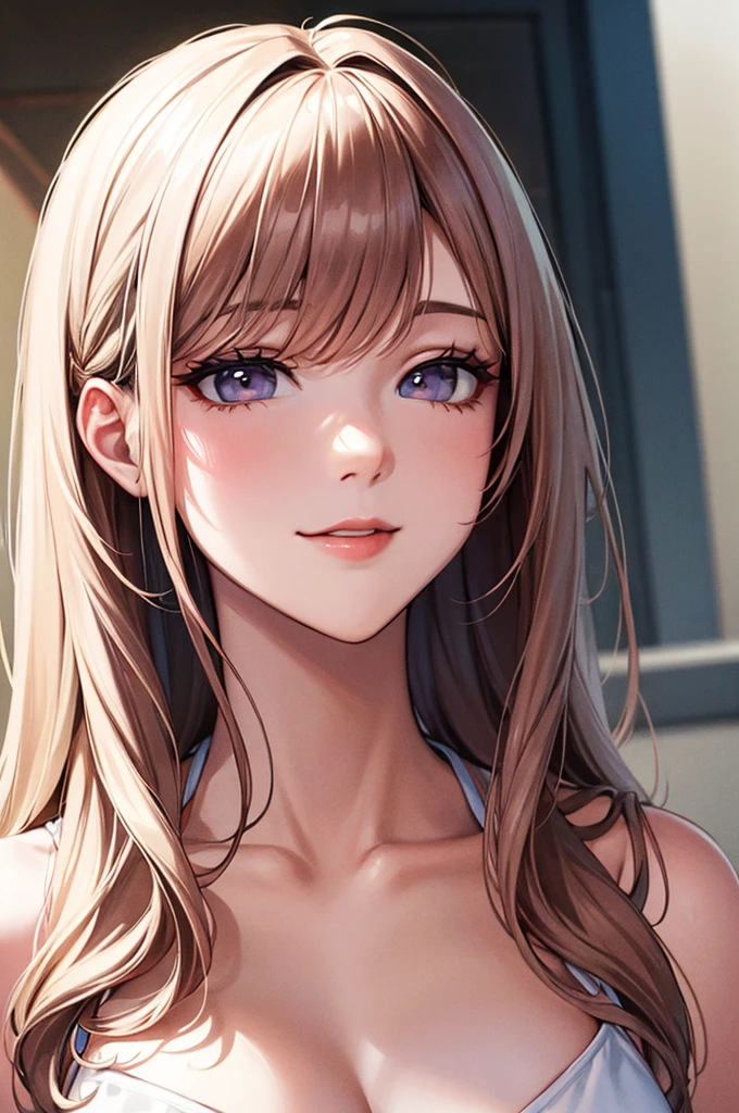 (Correct number of limbs)、Full body, including face、4K、masterpiece、Focus on the face、Well-proportioned facial features、Delicate descriptive eyes、One beautiful woman、Excellent style、(red bondage fashion)、(Grin）、Photos with white borders、Looking into the camera、On the bed、Shooting from an angle
