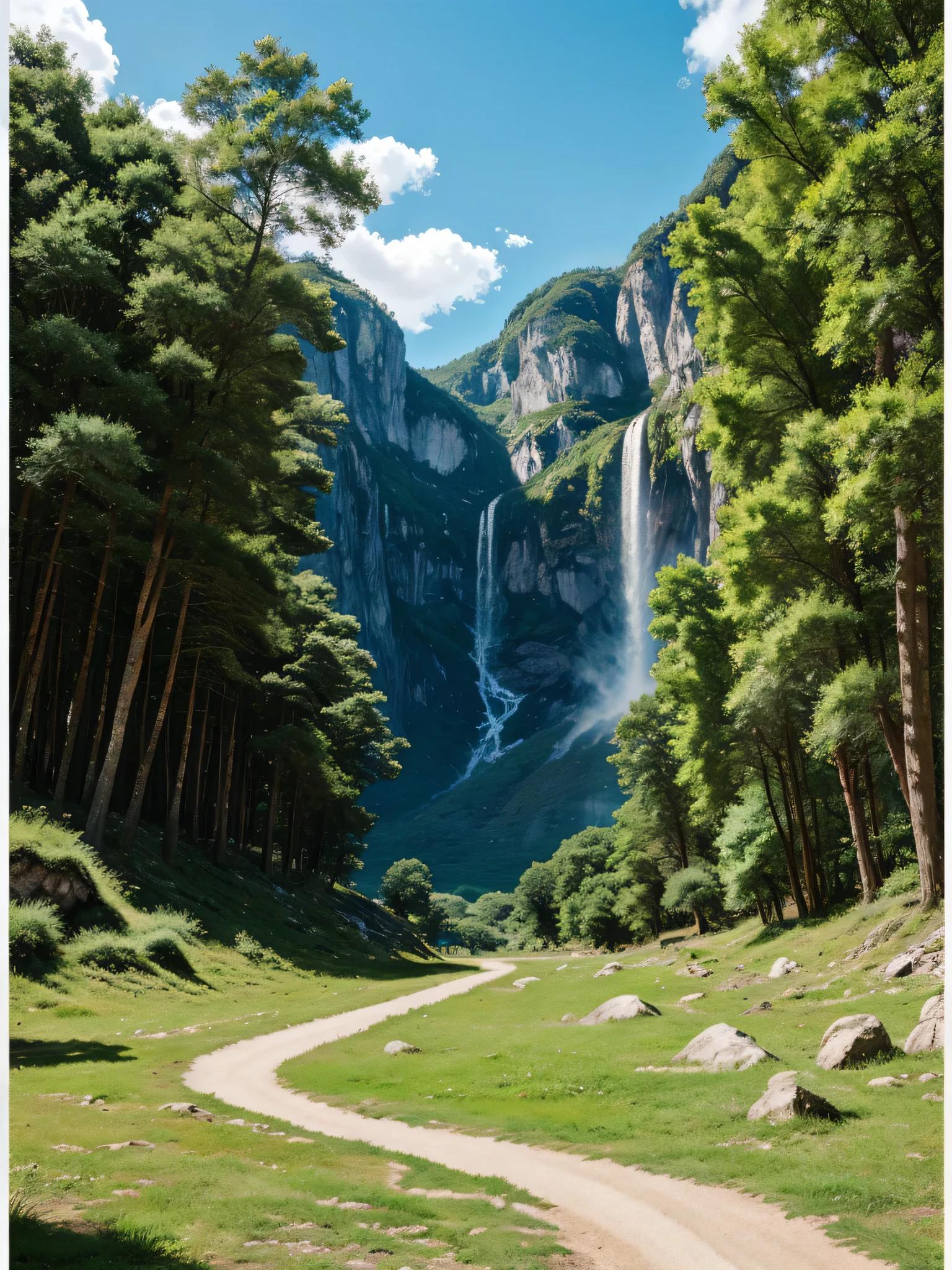 8k full hd quality of landscape in Midjourney manga style