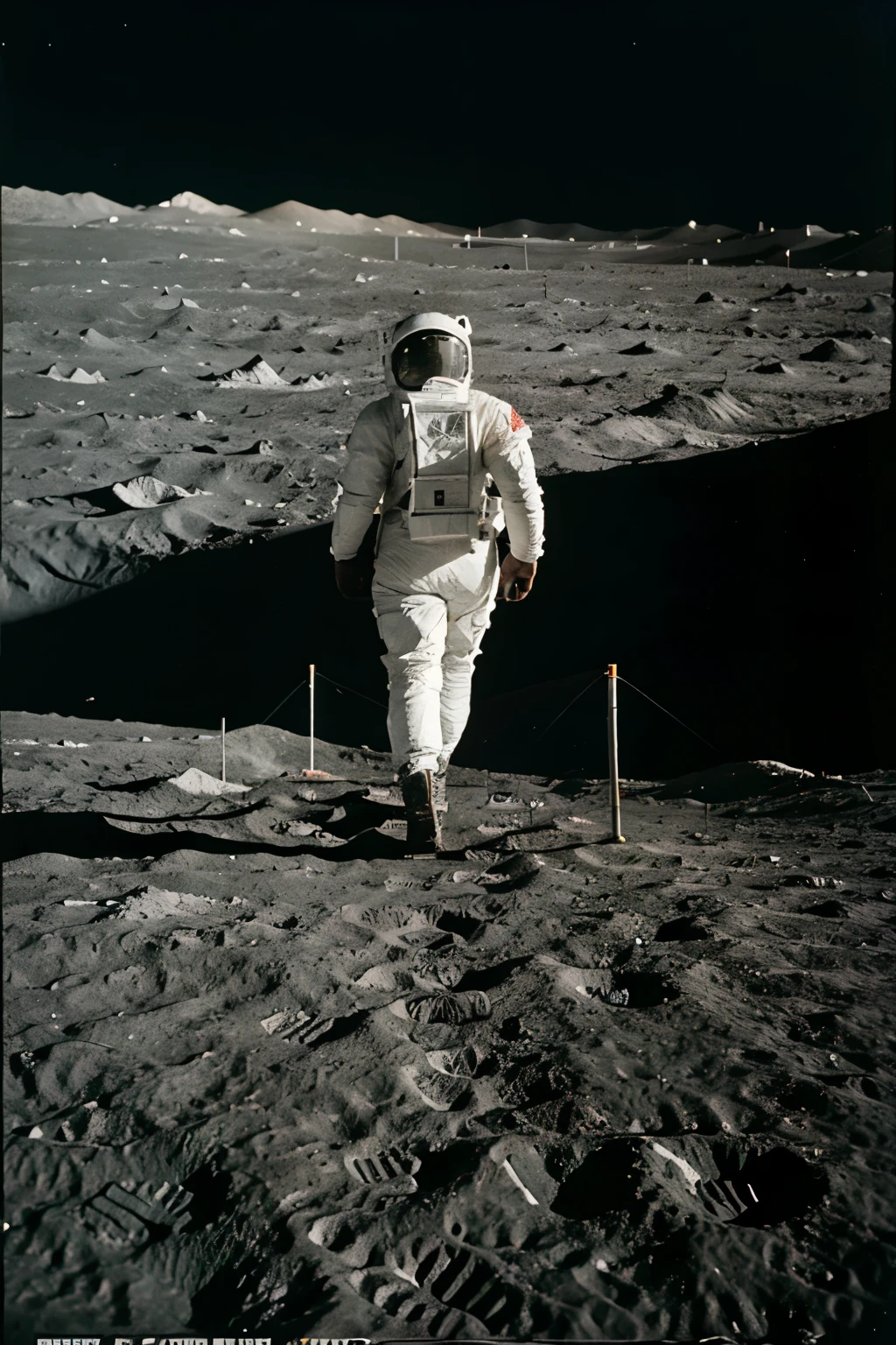 Never walked on the moon 