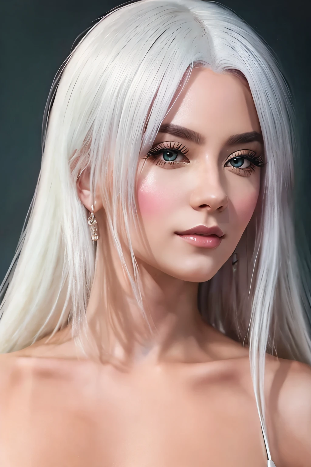 a close up of a woman with white hair and a white mask, beautiful character painting, guweiz, artwork in the style of guweiz, white haired deity, by Yang J, epic exquisite character art, stunning character art, by Fan Qi, by Wuzhun Shifan, guweiz on pixiv artstation