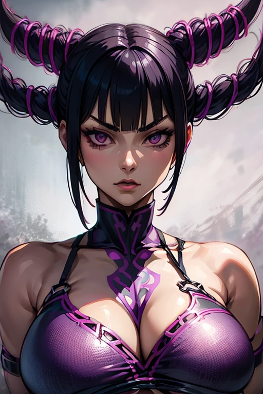 knife Juri Han character from street fighter game, realistic 3D anime style, cute anime girl, beautiful digital art, realistic 3D anime, Realistic Hyper Anime, extremely detailed.best quality,ultra-detailed,detailed background,looking at viewer, detailed face.