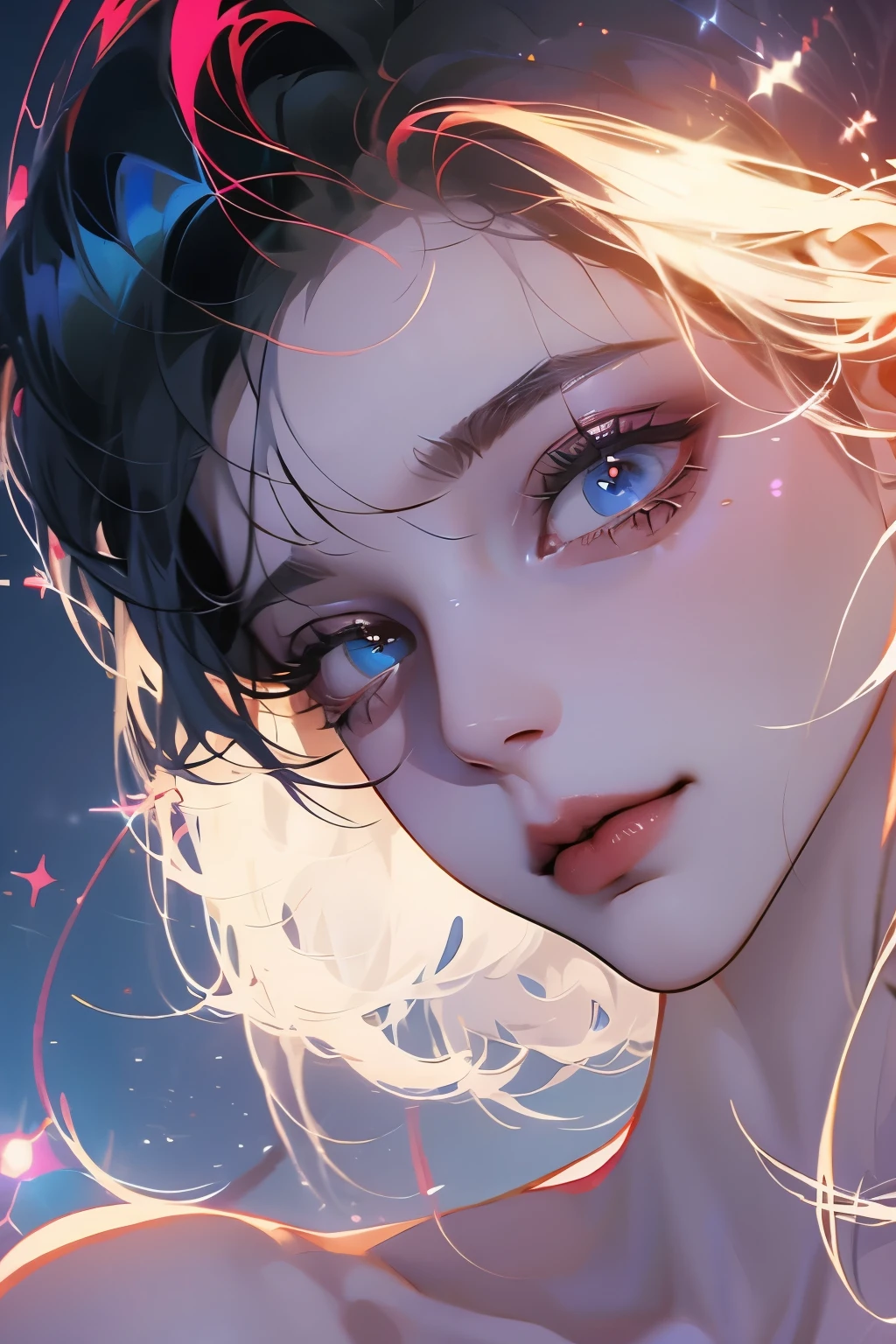 1 Girl, Idol, close up, clavicle, ,