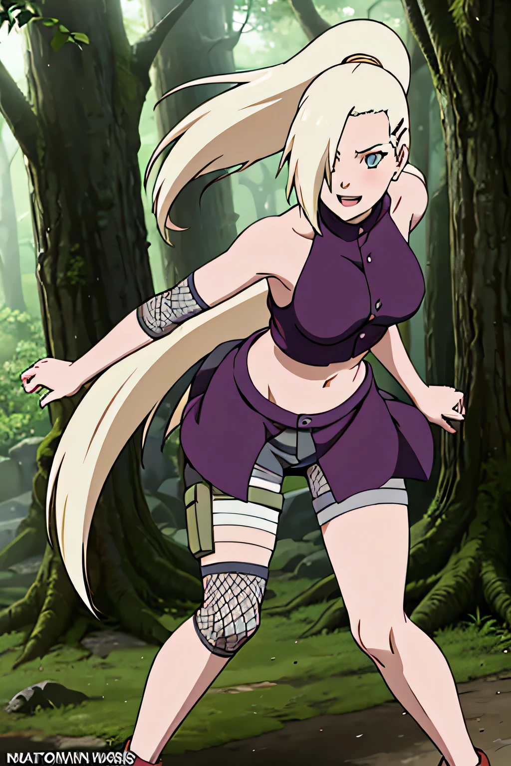 Ino Yamanaka, Naked, Naked, Naked, charming, Groin, cowboy shoot, Extraordinarily detailed face,In the forest, sunny day, Daytime, upper body view, anime style, alone, House details, Blonde, ((One eye is covered with fur., Hair over the eyes)), Medium bust, Belly button, looking at the audience, ( curved body), hidden eyes, smile, open mouth, very happy, high, Hair clips, Looks sharp, Sharp face, Sharp eyes, cool colors,Knees up,Beautiful legs,taking a shower((Beautiful nipples, Hard nipple, Medium ,Show your legs,Soaking wet, blushing)), Wet skin, Wet hair, I shake my back., Daytime, Soaking wet in oil, drops of oil, water dripping, running water, ความละเอียดhigh, best quality, sexy