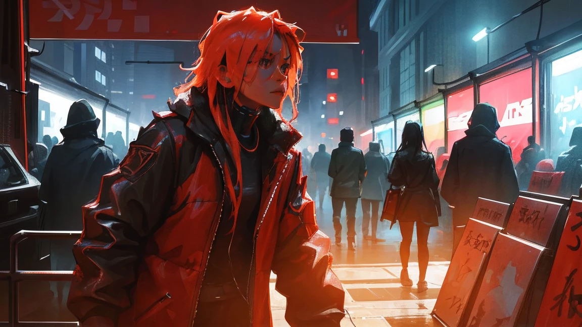 (dystopian future,futuristic face city in decay,people everywhere,merchants,cyborgs of the underworld,buying and selling commerce,neon advertising,posters everywhere,violence and aggression),(best quality,4k,8k,highres,masterpiece:1.2),ultra-detailed,(realistic,photorealistic,photo-realistic:1.37),HDR,UHD,studio lighting,ultra-fine painting,sharp focus,physically-based rendering,extreme detail description,professional,vivid colors,bokeh,portraits,landscape,horror,anime,sci-fi,photography,concept artists,dark color scheme,mysterious lighting