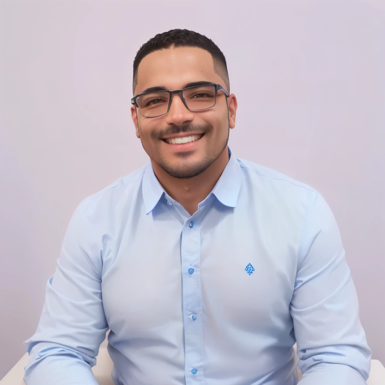 smiling man in a blue shirt sitting with a laptop, Mohammed Chahin, david rios ferreira, icaro carvalho, André Rios, caio santos, danilo torres, vitor maristane, Jose Moncada, henrique alvim corrêa, carlos ortega elizalde, amr elshamy, emad mostaque, joel torres