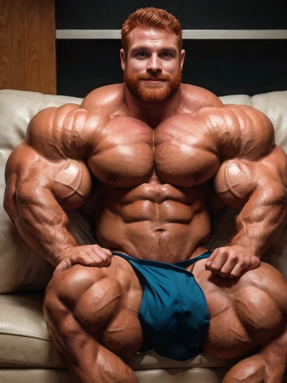 Felipe big muscles big bulge big chest shirtless detailed chest hair hard nipples gay hyper realistic exciting masterpiece 8k (ginger:1.2) rippling chest (defined muscles:1.5) (detailed muscles:1.5), (human:1.5) (seducing viewer:1.4)