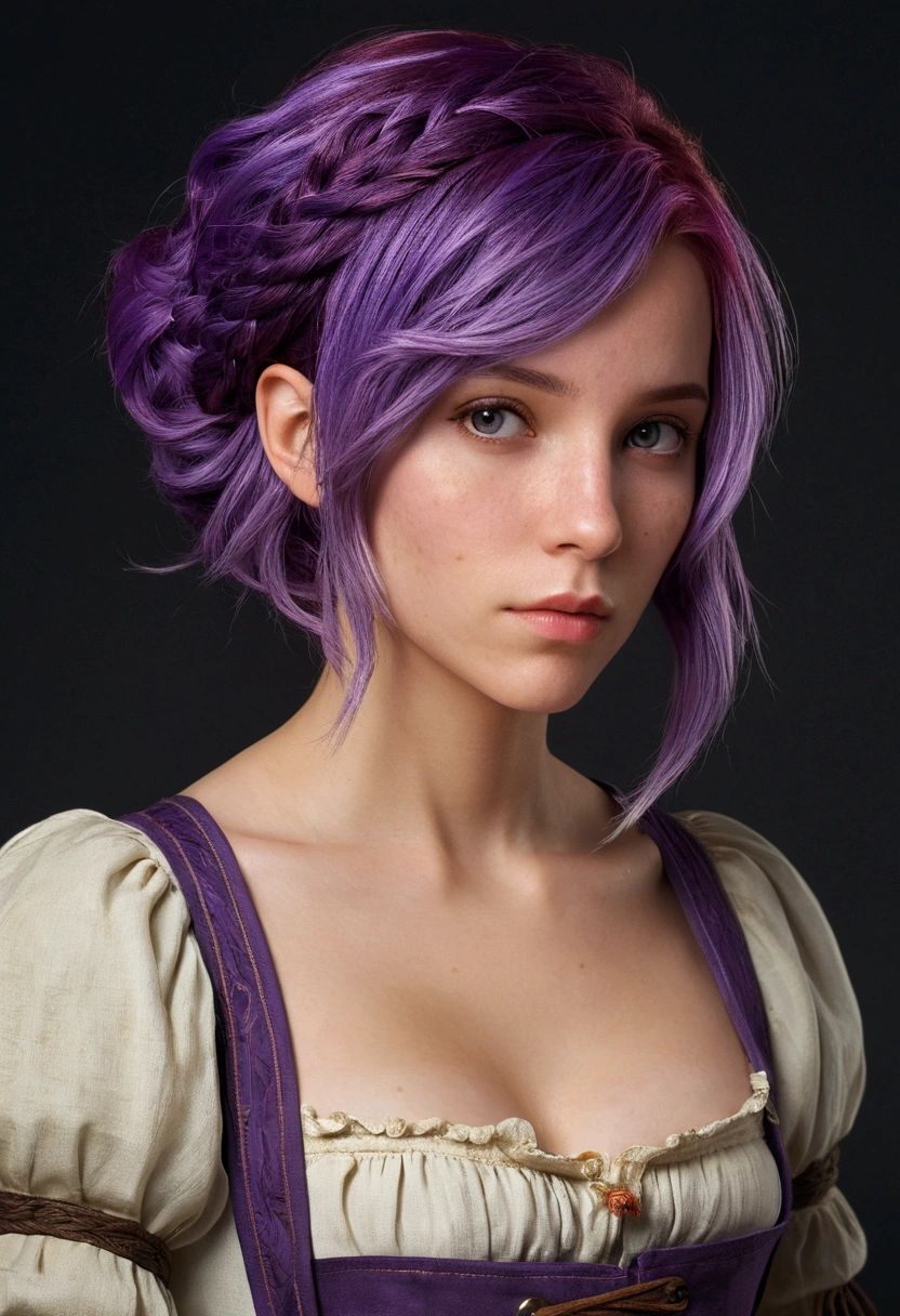 Hot Peasant RPG, purple hair, weird but delicious