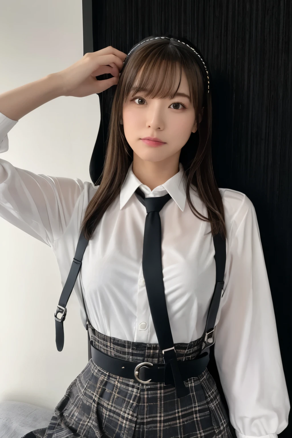 1 female, , high quality, masterpiece, Ultra-high resolution, , Cinema Lighting, , , 1 female, , high quality, masterpiece, Ultra-high resolution, , Cinema Lighting, , , And the suspenders with the cranes flying Moderate breasts Large Breasts Small face holster Lying in bed Looking up Sweat Thin belt summer 脇Sweat Black Hole Gloves suit garterベルト Leg Links Belt on pants holster Hands behind your back Anxious expression Looking up Anxious face Knee-high Knee socks Knee-highソックス garterベルト garter ふとももにgarterベルト Checkered mini skirt Necktie Headband ribbon Panty shot スカートの隙間 Armament Handgun handcuffs Cable ties レッグholster holster Hands behind your back Anxious expression Looking up Anxious face 足を横に開く Armament Cable ties レッグholster holster See-through clothing heavy rain Getting wet in the rain