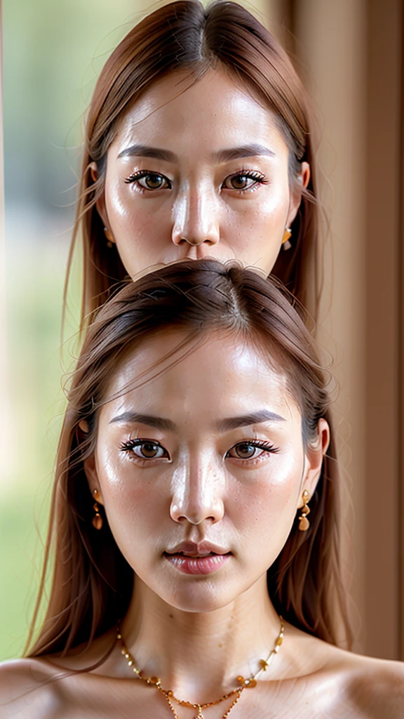 elegant rigid korean woman, 1 woman, detailed face, beautiful detailed eyes, beautiful detailed lips, extremely detailed eyes and face, long eyelashes, elegant hairstyle, porcelain skin, high fashion dress, intricate details, luxurious materials, dramatic lighting, cinematic composition, muted color palette, chiaroscuro lighting, (best quality,4k,8k,highres,masterpiece:1.2),ultra-detailed,(realistic,photorealistic,photo-realistic:1.37)