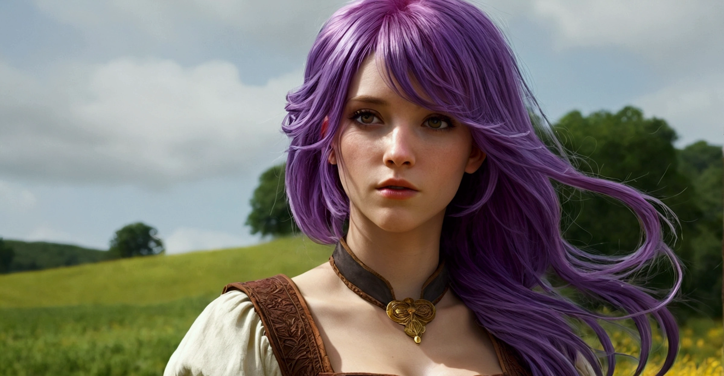 Hot Peasant RPG, purple hair, weird but delicious