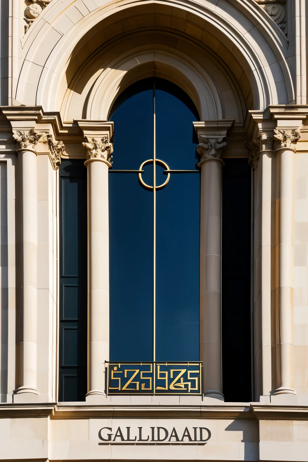 architectural logo with the word galliard or wojtek