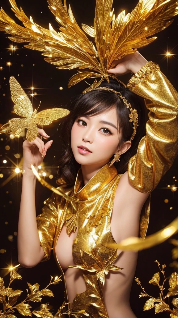 Economic fortune、animal、front、Real、Gold Leaf、Sparkling