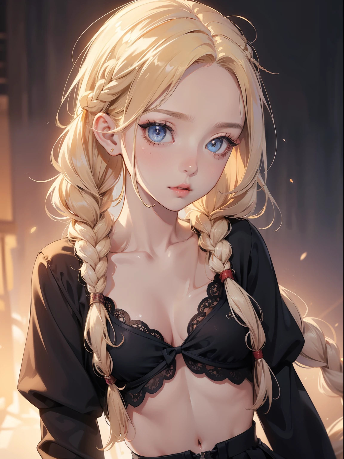  ((best quality)), ((masterpiece)), (detailed), 1girl, (big forhead:1.2),extremely detailed cute anime face, (((flat chest))), (flat chest:1.1),((((long twin braids,tight braids,long braid,braided hair,long hair)))),intricate eyes,beautiful detailed eyes,symmetrical eyes,(((detailed face))),beautiful detailed lips, looking at this, (((embarrassed))),(horrified expression),(panic),(crying),highres,(best quality),(ultra detailed,extremely detailed),perfect face details, ((masterpiece:1.4, best quality))+, (ultra detailed)+, long twintails, cute girl, (flat chest:1.1), small breasts, slim body, skinny, (narrow hips), prominent collarbones, skinny arms, flat stomach, visible hip bones, long hair, red hair, white hair, blonde hair, dark hair, ponytail, thick ponytail, heavy ponytail, small breasts, perfect face, small breasts (flat chest:1.1), NSFW, Detailed body，Full limbs，NSFW, (flat chest:1.1)