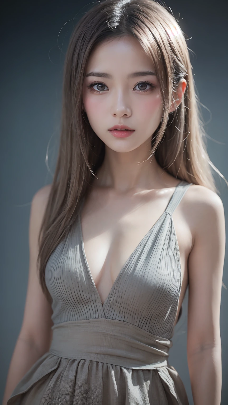 anime girl hair, in the style of meticulous realism, gray, photorealism, gongbi, luminous shadows, dansaekhwa, dark silver and light red the portrait of an asian person with long hair, in the style of anime aesthetic, dark silver and light red, 32k uhd, xiaofei yue, dark white and light silver, aurorapunk, realistic forms 128a 3d drawing of an girl wearing grey and blue, in the style of the stars art group (xing xing), beautiful women, charming anime characters, dark silver and light red, dark white and dark silver, hyper-realistic oil 8kdrama  girl   , in the style of realistic and hyper-detailed renderings, dark silver and light silver, hyper-realistic oil, light white and light red, realistic fantasy, comic art, aurorapunk 