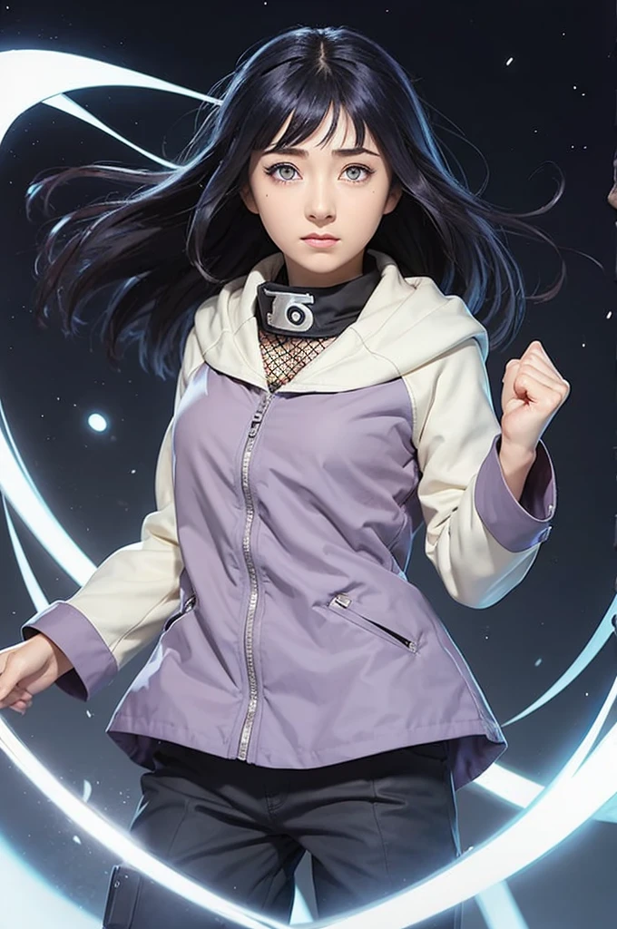 1girl, Hinata Hyuga, realistic, ninja