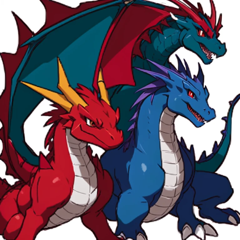 a close up of a cartoon dragon with a red and blue tail, similar to pokemon, dra the dragon, a red dragon, guggimon, new pokemon, fire type, style of pokemon, but as an anthropomorphic dragon, roshan, legendary dragon, portrait of a zentaur, charizard, slifer the sky dragon, official art
