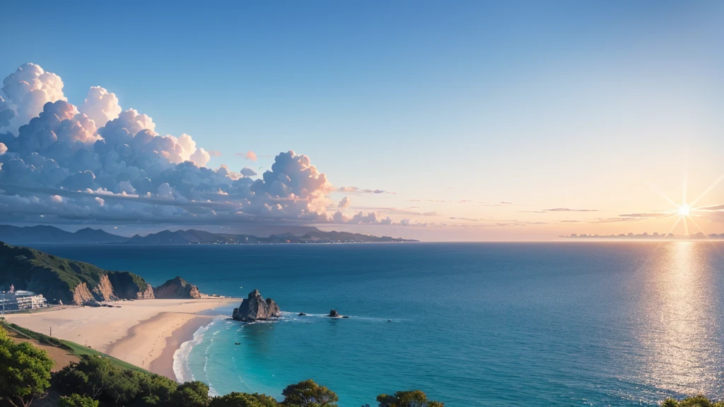 Clear sky and sea