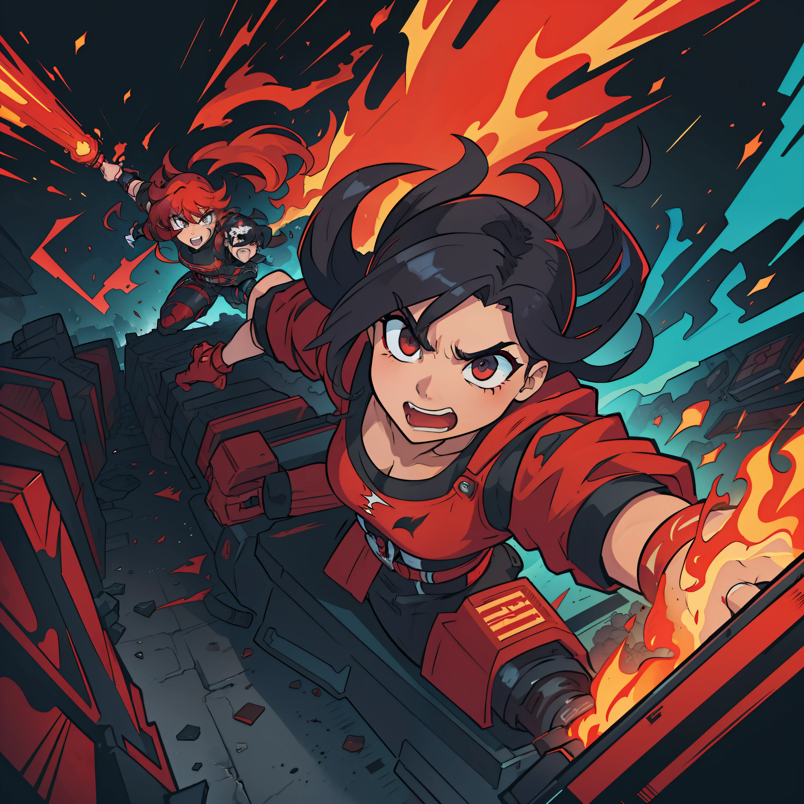 ### Adrenaline Rush: Unleashing Action-Packed Chaos ###
Style: Dynamic and Intense, Capturing the Heart-Pounding Action
Recognition: Thrilling Audiences, Praised for its High-Octane Energy
Artistic Influences: Comic Book Illustrations and Cinematic Stills
Color Palette: Fiery Reds, Electric Blues, and Intense Blacks
###