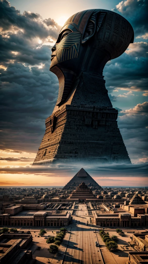 Alien beings constructing Egyptian pyramids, ultra-realistic, 8K, 4K resolution, highly detailed, extremely intricate, cinematic lighting, dramatic illumination, volumetric lighting, chiaroscuro, epic scale, awe-inspiring, majestic, grand, monumental, monolithic, immense, colossal, imposing, overwhelming, breathtaking, sublime, photographic, realistic, vibrant, rich colors, dynamic, cinematic, wide-angle, low-angle, aerial view, elevated perspective, panoramic shot, architectural, complex, masterful, museum-quality, award-winning, fine art