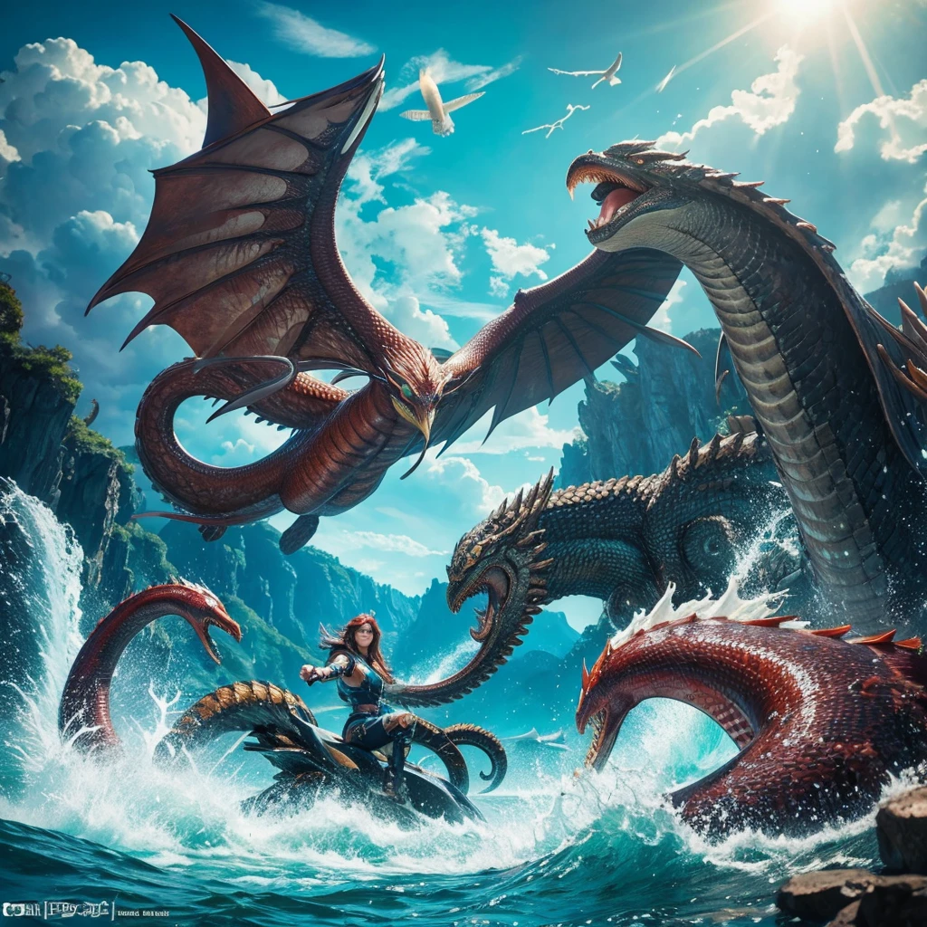 thunderbird、Sea Serpent、Kraken、battle
