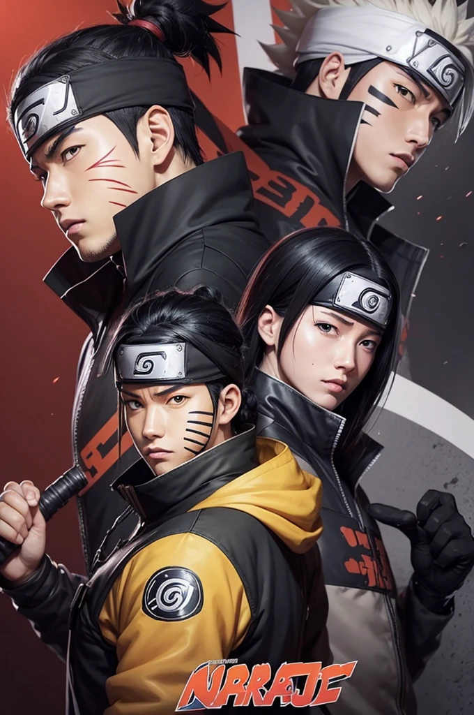 A naruto fanart, a member of the Aburame clan
