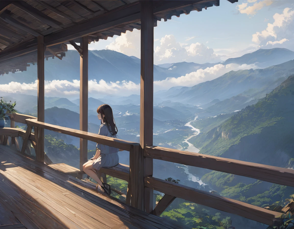 (masterpiece, Highest quality:1.2), One Girl, alone