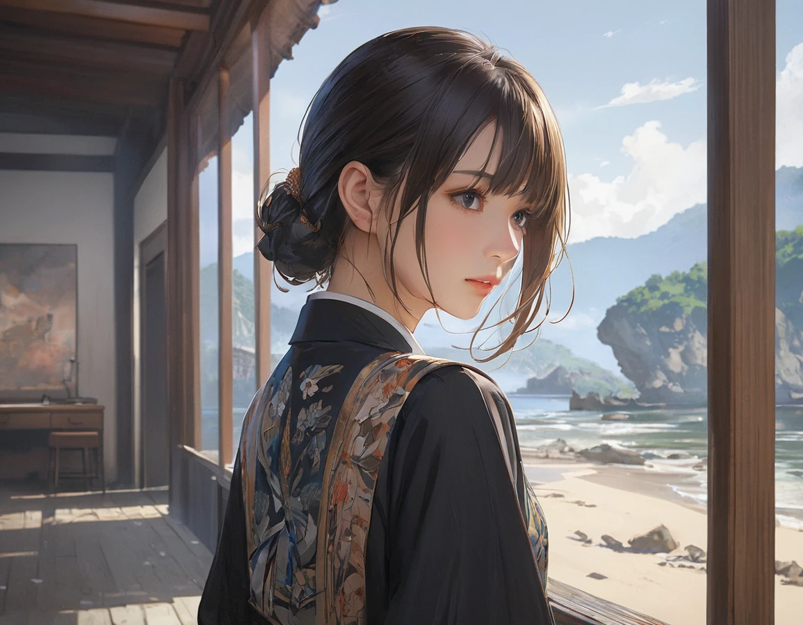 (masterpiece, Highest quality:1.2), One Girl, alone
