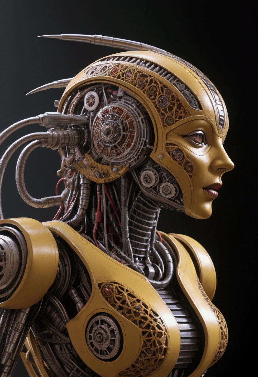 Mechanical Creature, science fiction, futuristic, cyberpunk, by Emmanuel Shiu, cinematic still, chiaroscuro, dynamic, (best quality, masterpiece, photorealistic), very aesthetic, perfect composition, intricate details, ultra-detailed, vivid colors