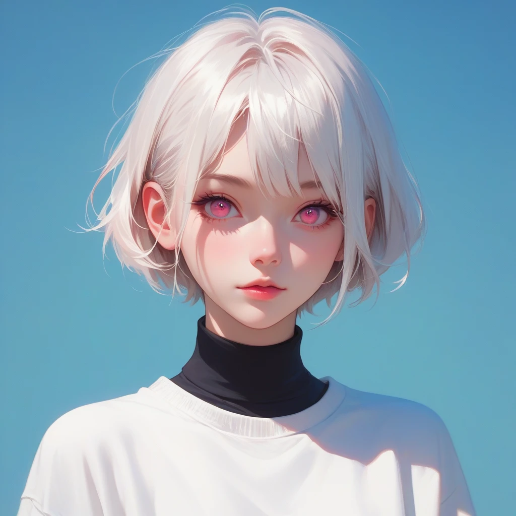 score_9, score_8_up, score_7_up,source_anime, high res image,masterpiece,best quality,girl,cute face,clear skin,white hair,short hair,pink eyes,nekomimi,