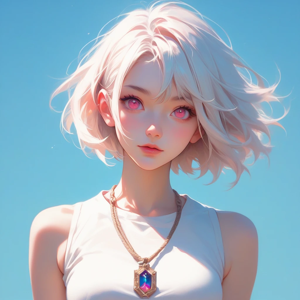 score_9, score_8_up, score_7_up,source_anime, high res image,masterpiece,best quality,girl,cute face,clear skin,white hair,short hair,pink eyes,nekomimi,