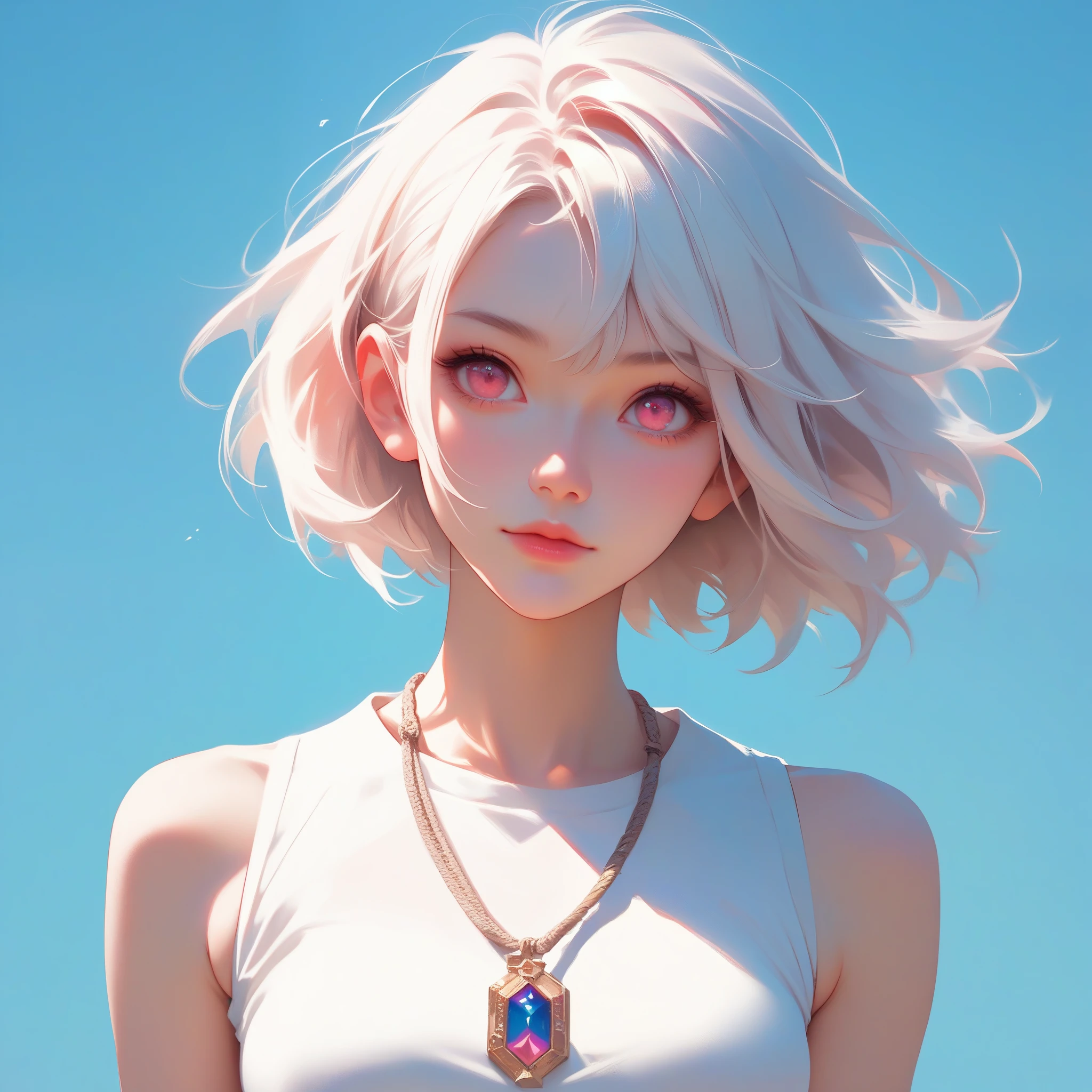 score_9, score_8_up, score_7_up,source_anime, high res image,masterpiece,best quality,girl,cute face,clear skin,white hair,short hair,pink eyes,nekomimi,