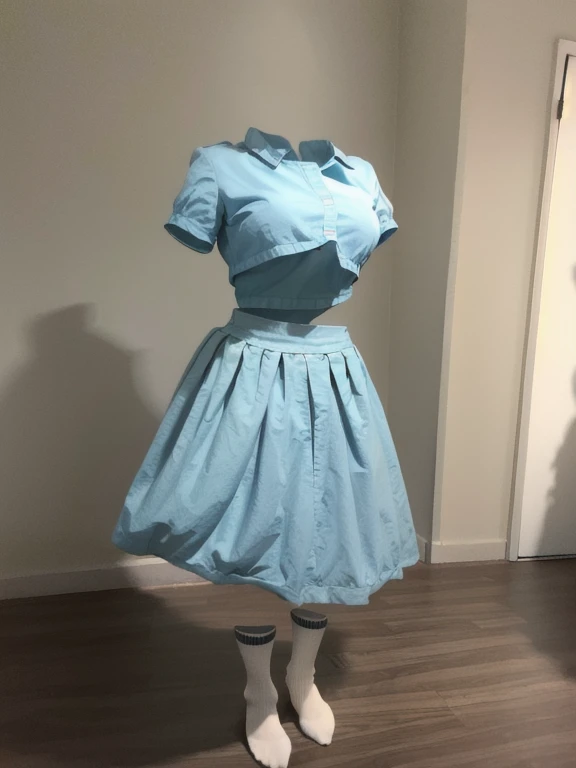 You can even see the feet, (Arch your back), Be patient with peeing, mini skirt, (From below), uniform, (can not see, No humans, Headless, Faceless:1.5), Cute big tits, (8k, RAW Photos, Highest quality, masterpiece:1.2), (Realistic, photo-Realistic:1.37), Photon Mapping, Radio City, ((Hasselblad Photography)), Physically Based Rendering, whole body, socks