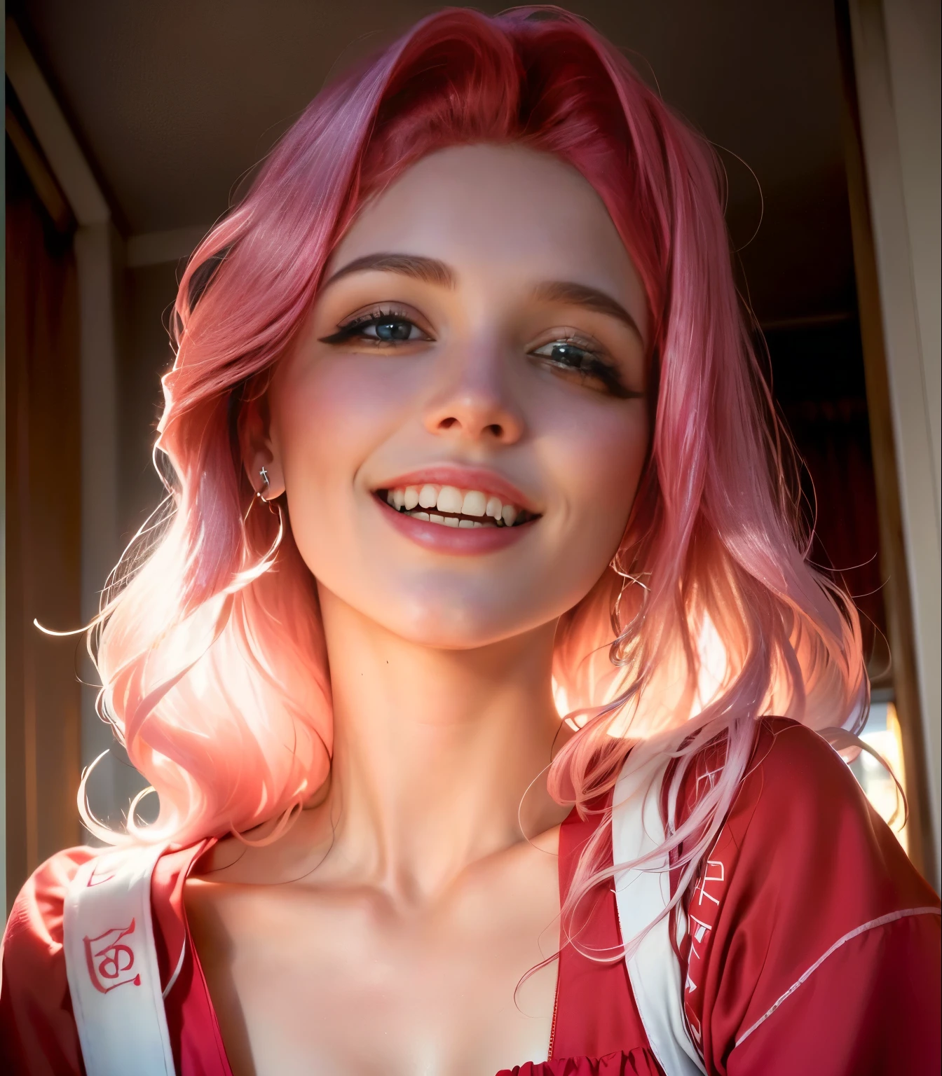 há uma mulher de blusa vermelha sorrindo para a câmera, Jodie Bateman, ellie victoria gale, Devon cady-lee, Alana Fletcher, Ryan Kiera Armstrong, Erin Moriarty, Brooke Ashling, cara bonita!!, sorrindo levemente, Victoria Gavrilenko, Daniela Ullig, Jenni Pasanen, 2 0 1 9, 2019