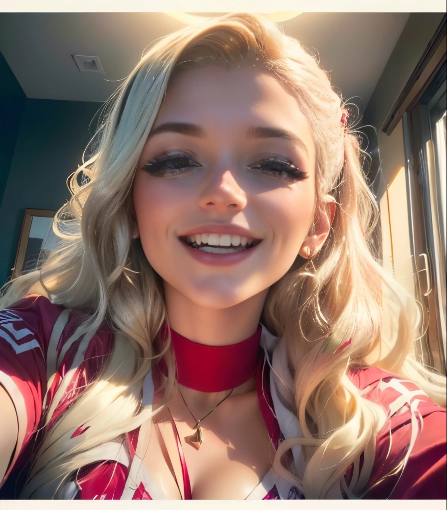 há uma mulher de blusa vermelha sorrindo para a câmera, Jodie Bateman, ellie victoria gale, Devon cady-lee, Alana Fletcher, Ryan Kiera Armstrong, Erin Moriarty, Brooke Ashling, cara bonita!!, sorrindo levemente, Victoria Gavrilenko, Daniela Ullig, Jenni Pasanen, 2 0 1 9, 2019