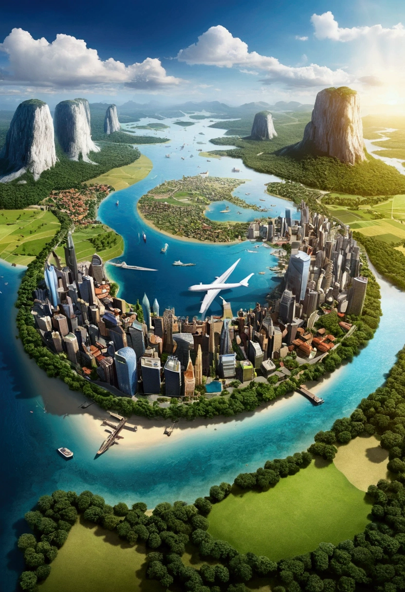 Create a virtual country called VirtuNation , It will be a cutting-edge virtual country where people from all over the world can work, study, Sightseeing, purchase, sell, do business and live in harmony.