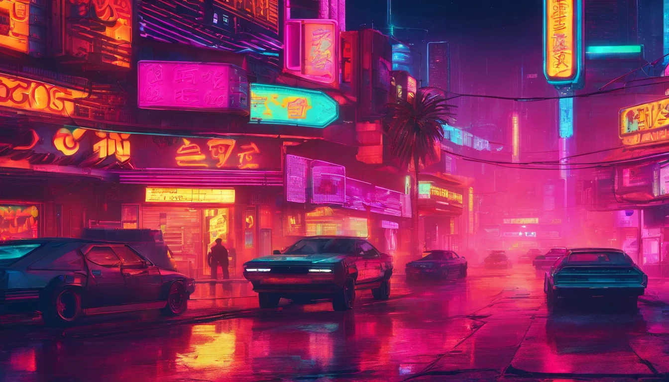 Cyberpunk Johannesburg at night, high resolution, high detail