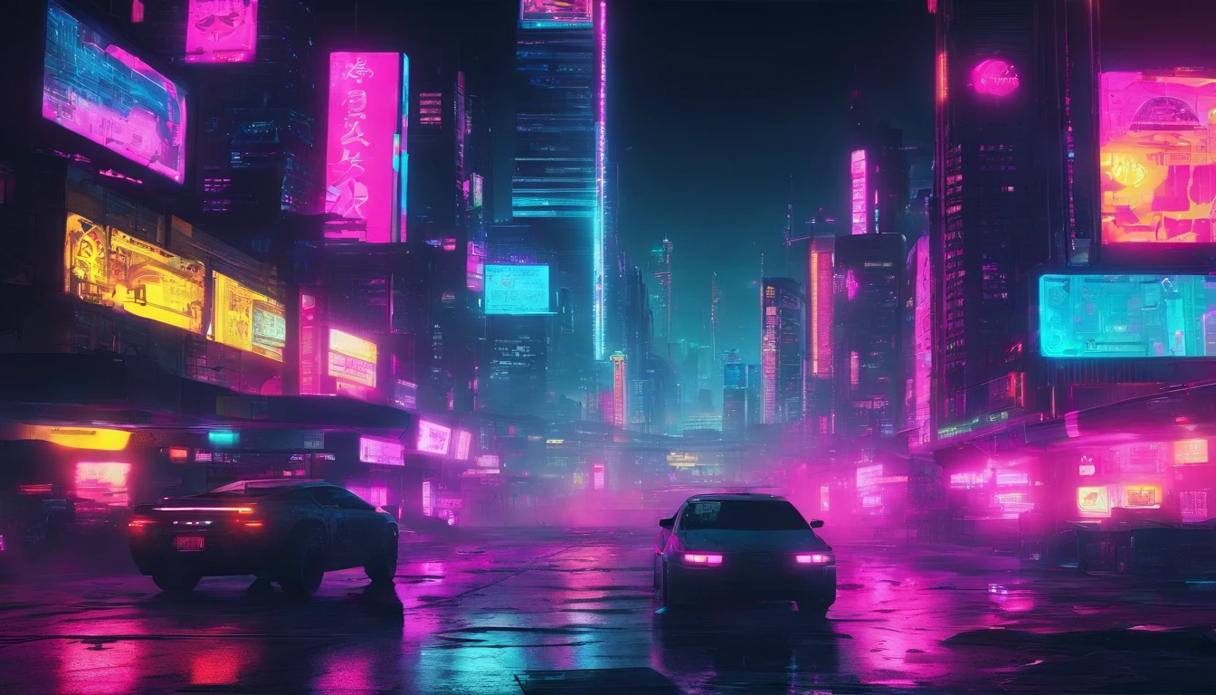 Cyberpunk Johannesburg at night, high resolution, high detail