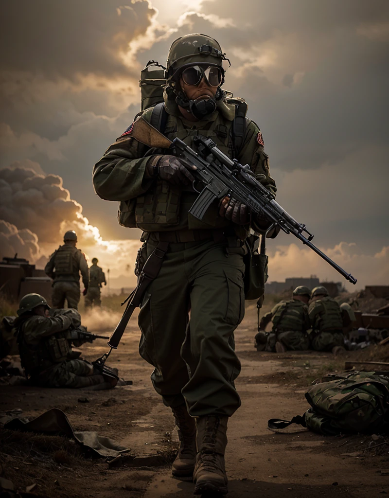 Army front and back image
