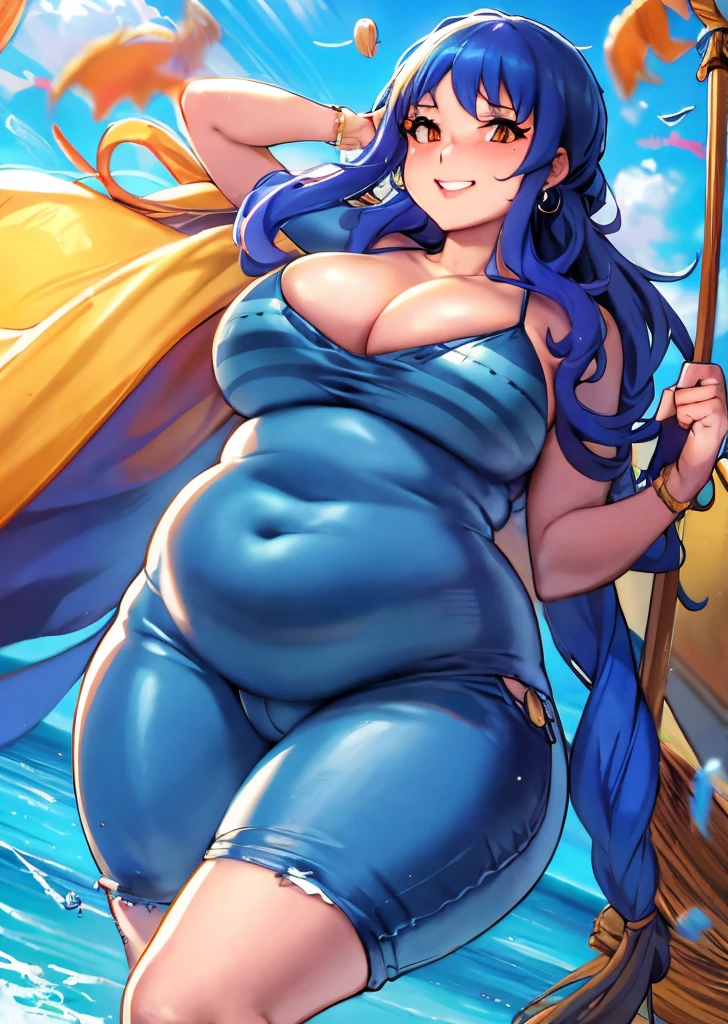 art by kipteitei, 1girl, chubby (best quality, masterpiece)