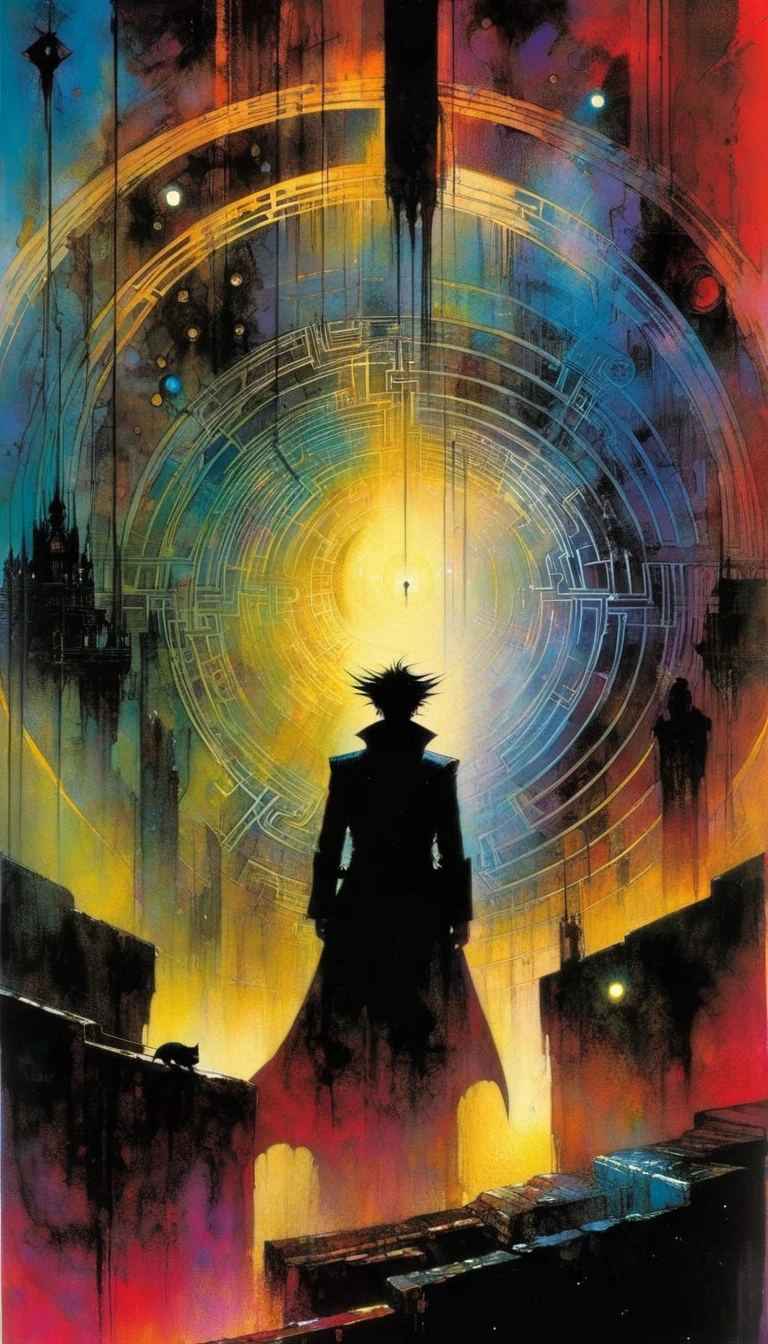 the labyrinth of despair, art inspired by Bill Sienkiewicz
