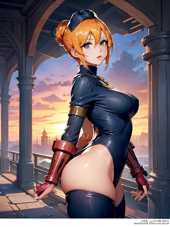 (Beautiful detailed eyes,Beautiful detailed lips,extremely detailed eye and face,Cute girl in Best Quality,busty,masutepiece:1.2,stunning figure,Official art、Beautifully Aesthetic:1.2)、(２girl with:1.3)、The upper part of the body、From Side、looking at the viewers、、Eau、gases、云、colourfull、Deep kissing、 sfJuli & sfJuni, 