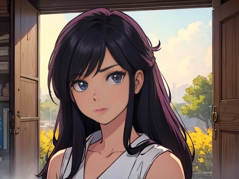 One girl,