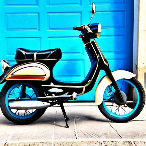 Beautiful moped