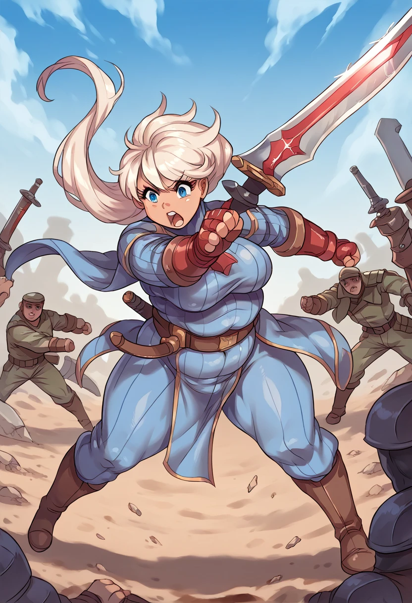 Different world,Science Fantasy,Sword and Magic,Chubby,Cute Mature Woman,Provocative Clothing,enemy,war,Fight,battlefield,masterpiece,high resolution,