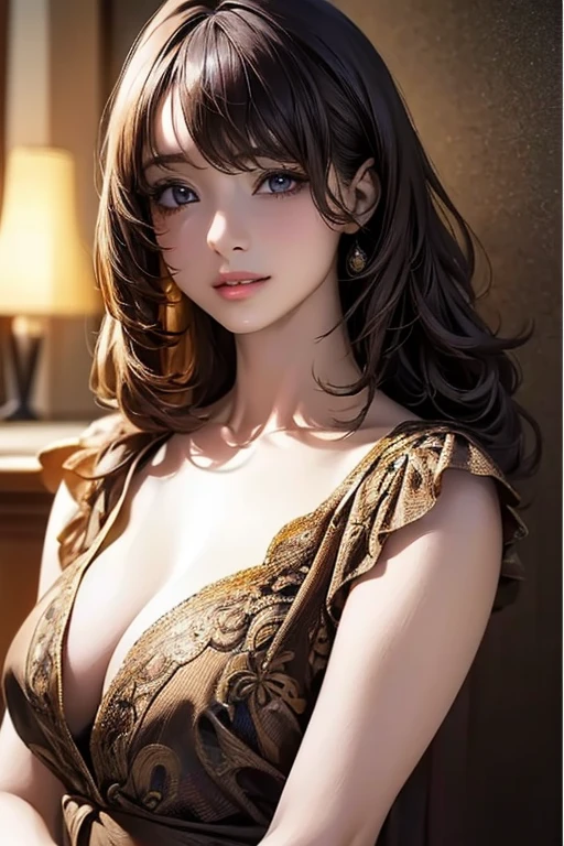 ((Highest quality)),(超High resolution),(Very detailed),(Detailed Description),((The best CG)),(masterpiece),Ultra-detailed art、(Highest quality、8k、32K、masterpiece)、(Realistic)、(Realistic:1.2)、(High resolution)、Very detailed、Very beautiful face and eyes、1 female、Tight waist、Delicate body、(Highest quality、Attention to detail、Rich skin detail)、(Highest quality、8k、Oil paints:1.2)、Very detailed、(Realistic、Realistic:1.37)、Bright colors、