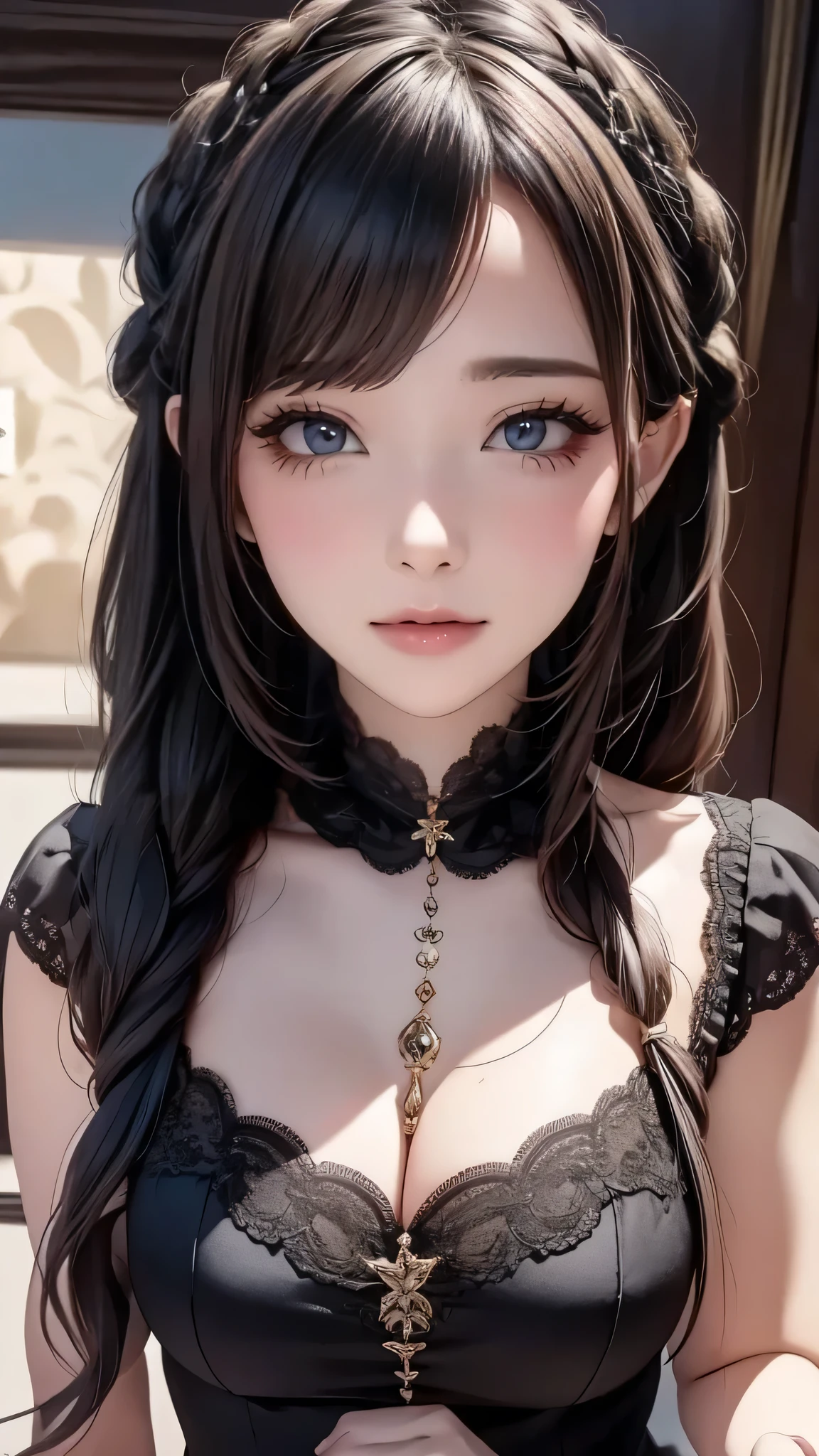 (random cute clothes),(random porn pose),(random hairstyle),(Highest image quality,(8k),ultra-realistic,best quality, high quality, high definition, high quality texture,high detail,beautiful detailed,fine detailed,extremely detailed cg,detailed texture,a realistic representation of the face,masterpiece,Sense of presence)