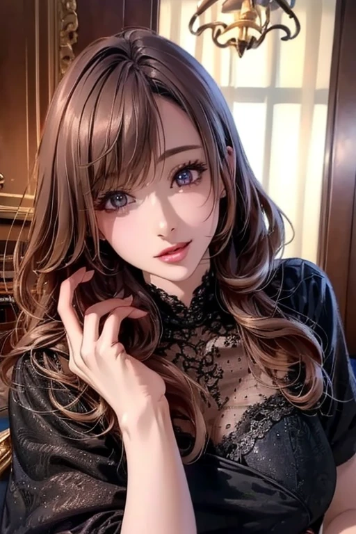 ((Highest quality)),(超High resolution),(Very detailed),(Detailed Description),((The best CG)),(masterpiece),Ultra-detailed art、(Highest quality、8k、32K、masterpiece)、(Realistic)、(Realistic:1.2)、(High resolution)、Very detailed、Very beautiful face and eyes、1 female、Tight waist、Delicate body、(Highest quality、Attention to detail、Rich skin detail)、(Highest quality、8k、Oil paints:1.2)、Very detailed、(Realistic、Realistic:1.37)、Bright colors、