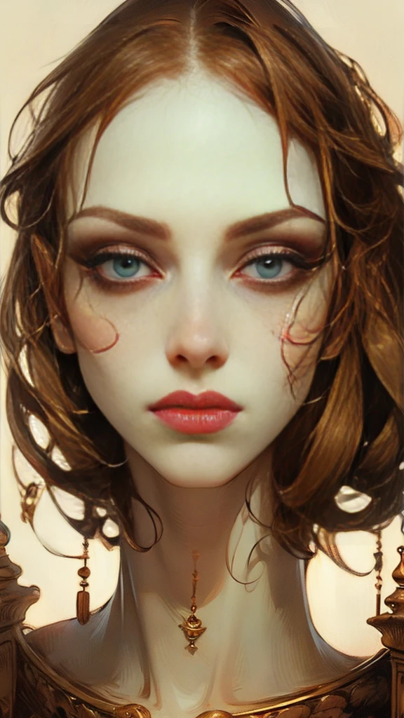 perfectly symmetrical eyes, same eyes, beautiful eyes