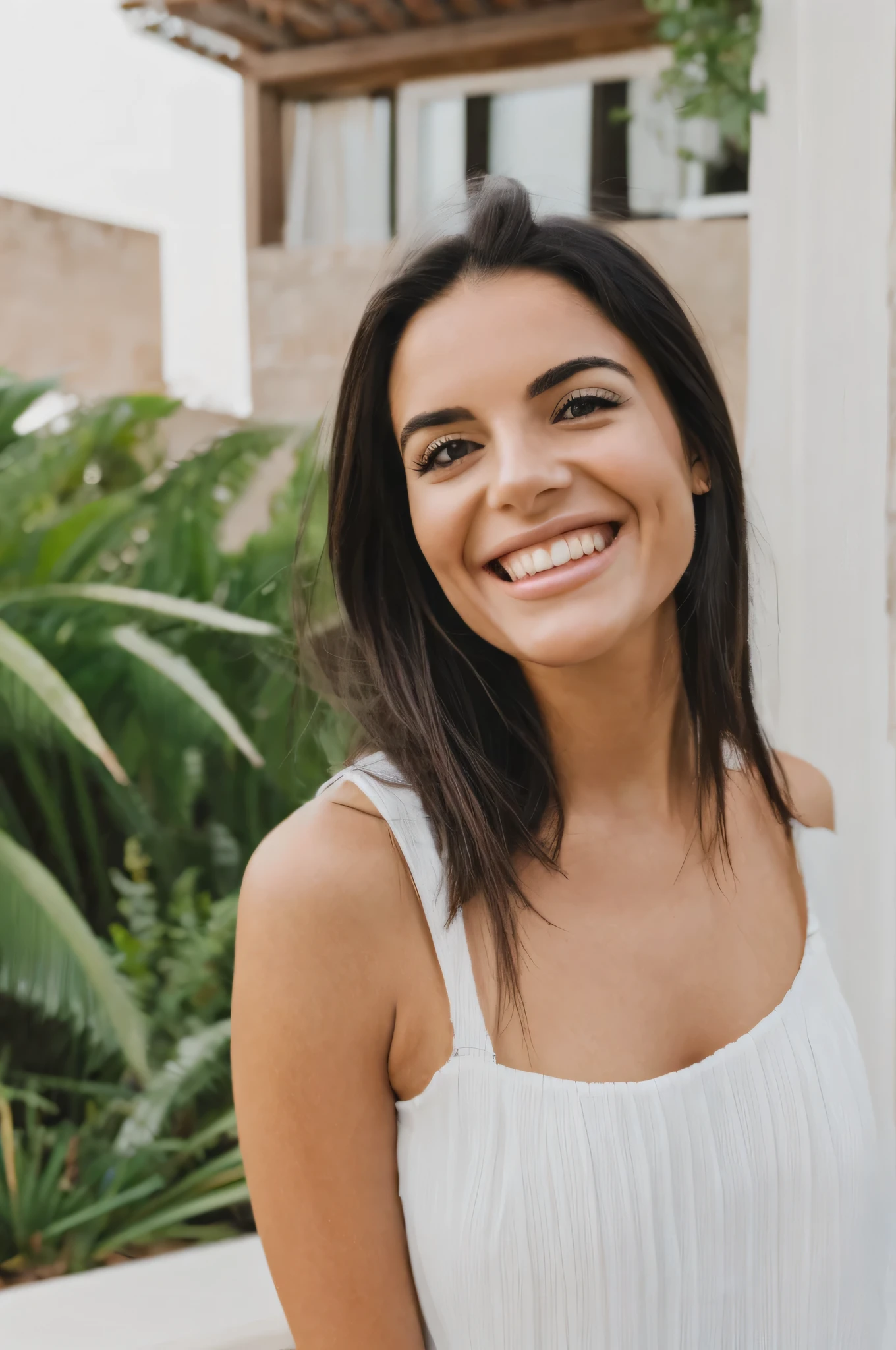 make a very real woman, Grinning, blogger, adolescent